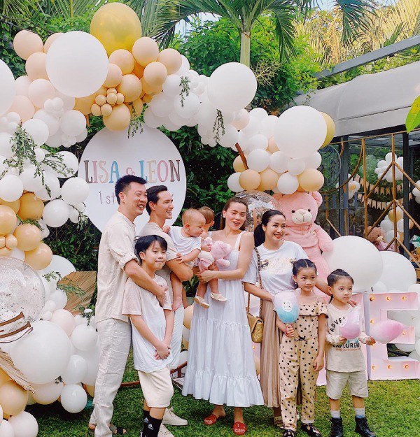 Cặp song sinh Lisa  Leon tròn 2 tuổi Hồ Ngọc Hà gói ghém tổ chức tiệc sinh  nhật tại nhà cho hai con  MOLI Star