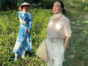 Nữ đại gia quê Thanh Hoá đi rừng đội nón lá nhưng ăn mặc đắt xắt ra miếng, bộ nào cũng sang