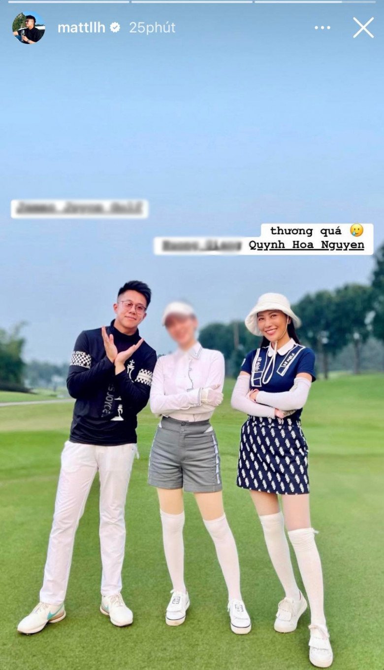 Hậu chia tay Hương Giang, Matt Liu ra sân golf cùng bóng hồng VTV ...