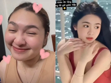 Thiện Nhân lộ vẻ ngoài tăng cân không nhận ra, khác hoàn toàn hình ảnh xinh đẹp trước đó