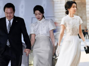 "Nữ thần áo sơ mi" gọi tên Đệ nhất phu nhân Tổng thống Hàn, U55 diện món đơn giản mà sang miễn bàn