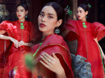 Chưa đến Tết, Đỗ Thị Hà đã mở bát diện áo dài xuân 2023, khoe visual xứng danh mỹ nhân đẹp nhất Thanh Hóa