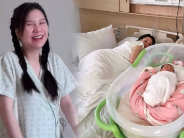 Hot mom Thanh Trần sinh con thứ 3, đẻ xong khỏe như trâu, bịt cửa quyết không để vỡ kế hoạch