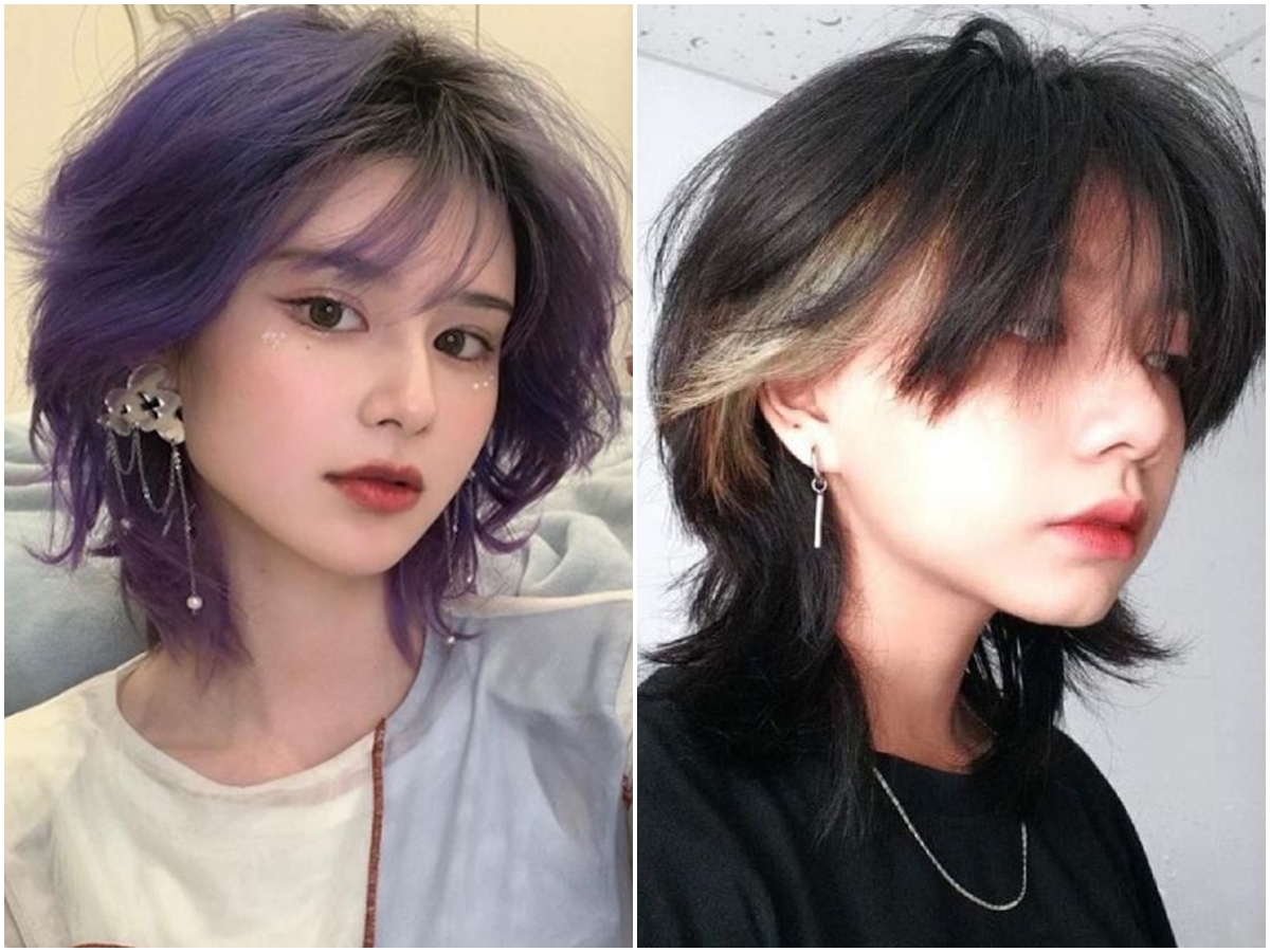 middle part mullet uốn｜TikTok Search