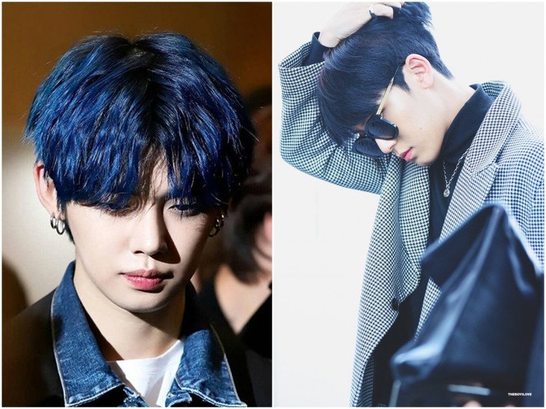 TỔNG HỢP] Các kiểu nhuộm tóc xanh dương nam trending 2023
