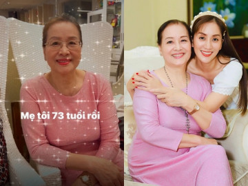 Vẻ mặt mẹ ruột Khánh Thi khi lần đầu được xem con gái mặc váy cưới, nhan sắc đỉnh cao ở tuổi 73