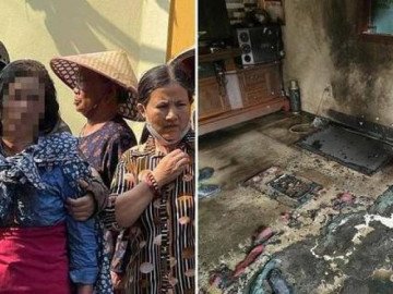 Vụ đốt nhà mẹ vì mâu thuẫn chia đất: 2 người con gái đã tử vong