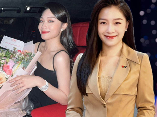 Nữ sinh trường Báo lọt mắt xanh "bà trùm hoa hậu" làm MC VTV, lên sóng đeo đồng hồ, kim cương sáng choang