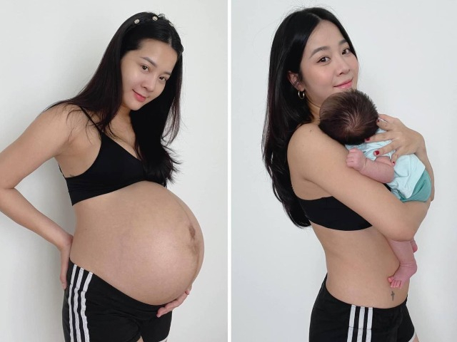 “Nữ diễn viên tiểu tam” gây choáng vì bụng phẳng lì sau sinh 1 tháng, mất tiêu sương sương 18kg