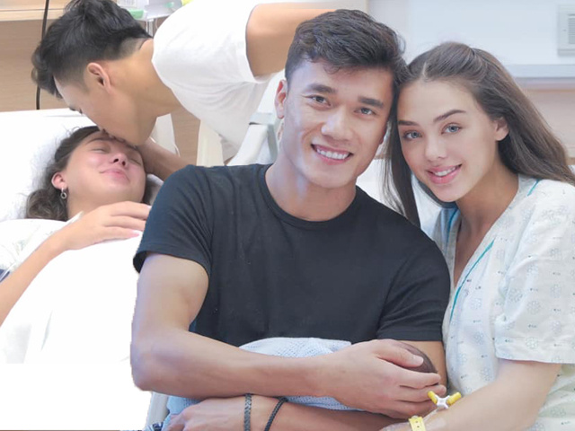 Vừa "vượt cạn", vợ Tây thủ môn Bùi Tiến Dũng đã trình làng mặt mộc, dung nhan đẹp như chụp tạp chí