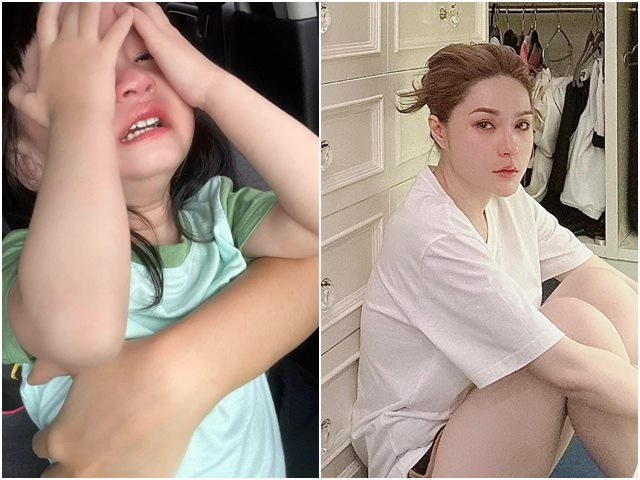 Con gái 2 tuổi phát hiện vết bầm ở chân, Đoàn Di Băng điếng người nghe tin từ bệnh viện