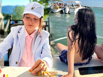Con trai Hồng Nhung lên 10 tuổi vẫn quyết không cho mẹ cắt tóc, lãng tử với tóc dài quá lưng