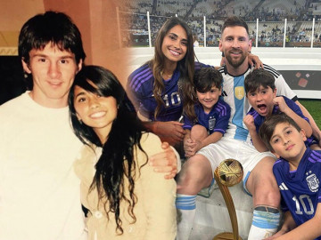 Người vợ tào khang đứng sau thành công của Messi: Nụ cười tỏa nắng, dáng gái 3 con vẫn chuẩn đồng hồ cát