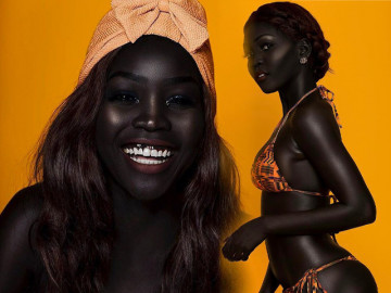 Sở hữu làn da đen nhất thế giới, Nyakim Gatwech thách thức chuẩn mực về cái đẹp