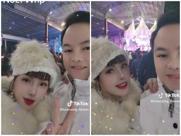 Hình ảnh mới nhất của cô dâu Thu Sao: Được chồng trẻ dẫn đi chơi Giáng sinh, nhan sắc trẻ trung khiến CĐM ngỡ ngàng