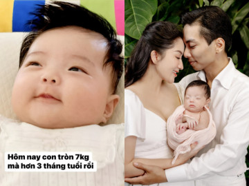 Bé Lisa nhà Khánh Thi nằm lồng ấp lúc chào đời, nay 3 tháng tuổi tròn...