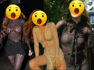 Đây là "Nữ hoàng đồ xuyên thấu 2023", chuyên trị những chiếc áo mỏng...